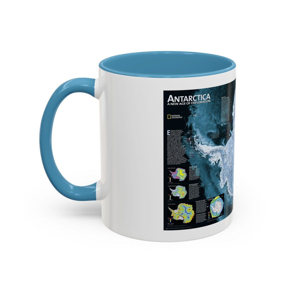 Antarctica (2002) (Map) Accent Coffee Mug