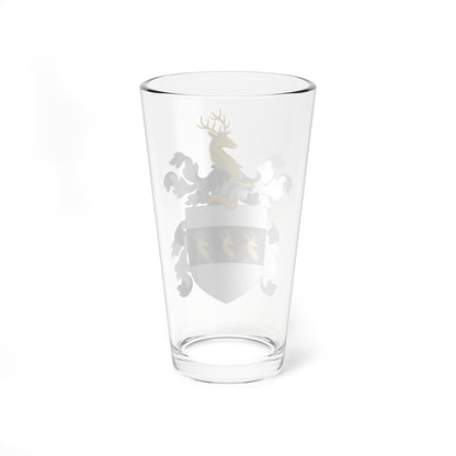 Coat of Arms of William Bradford (United States) (Coat of Arms) Pint Glass 16oz
