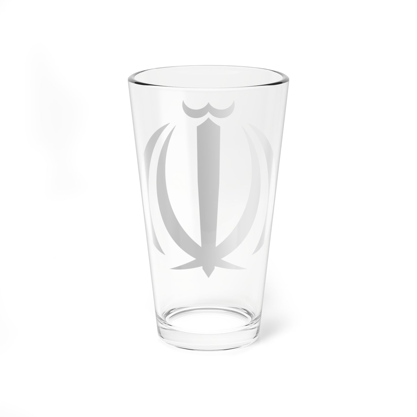 Emblem of Iran (Iran) (Coat of Arms) Pint Glass 16oz