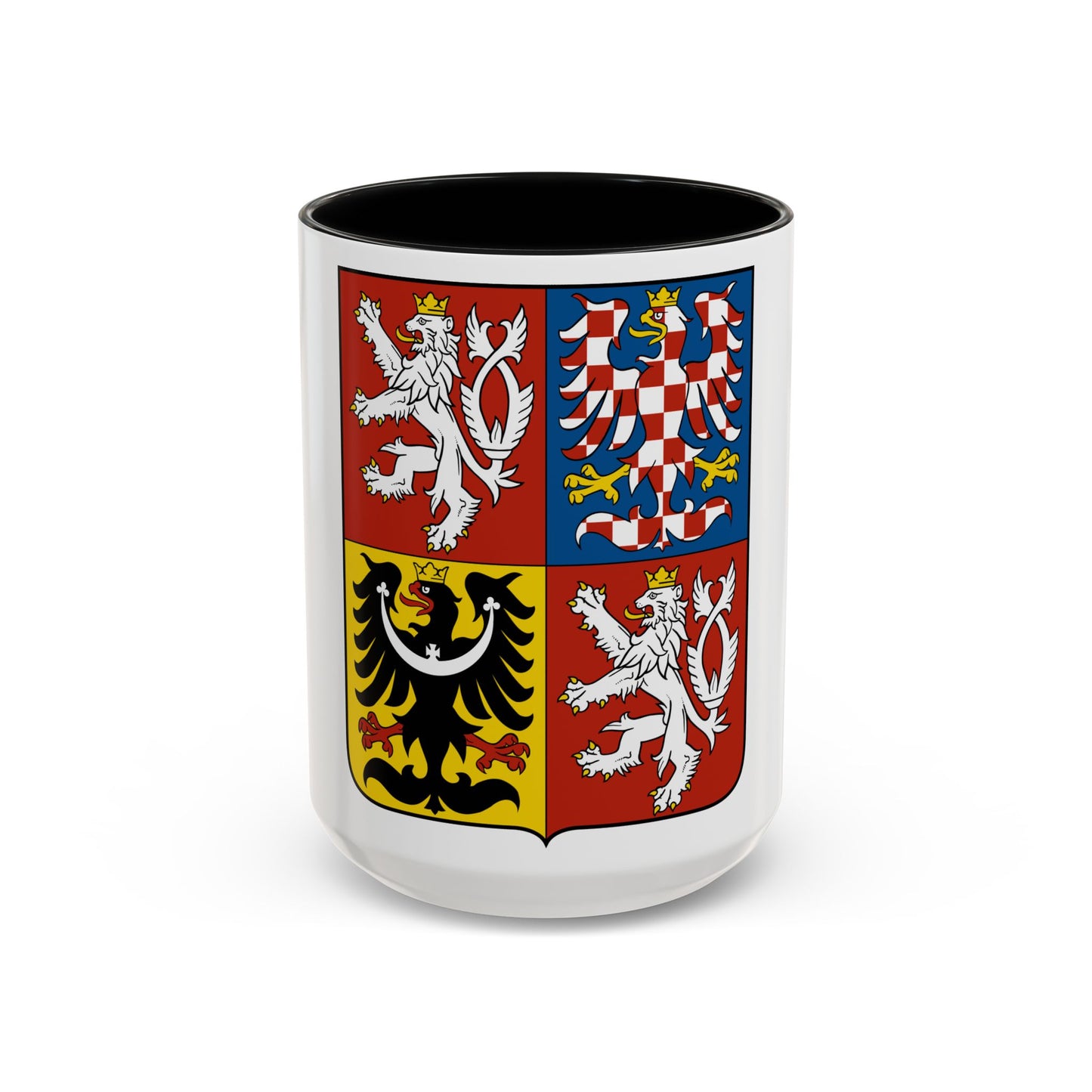 Coat of arms of the Czech Republic - Accent Coffee Mug