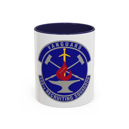 330 Recruiting Squadron AETC (U.S. Air Force) Accent Coffee Mug