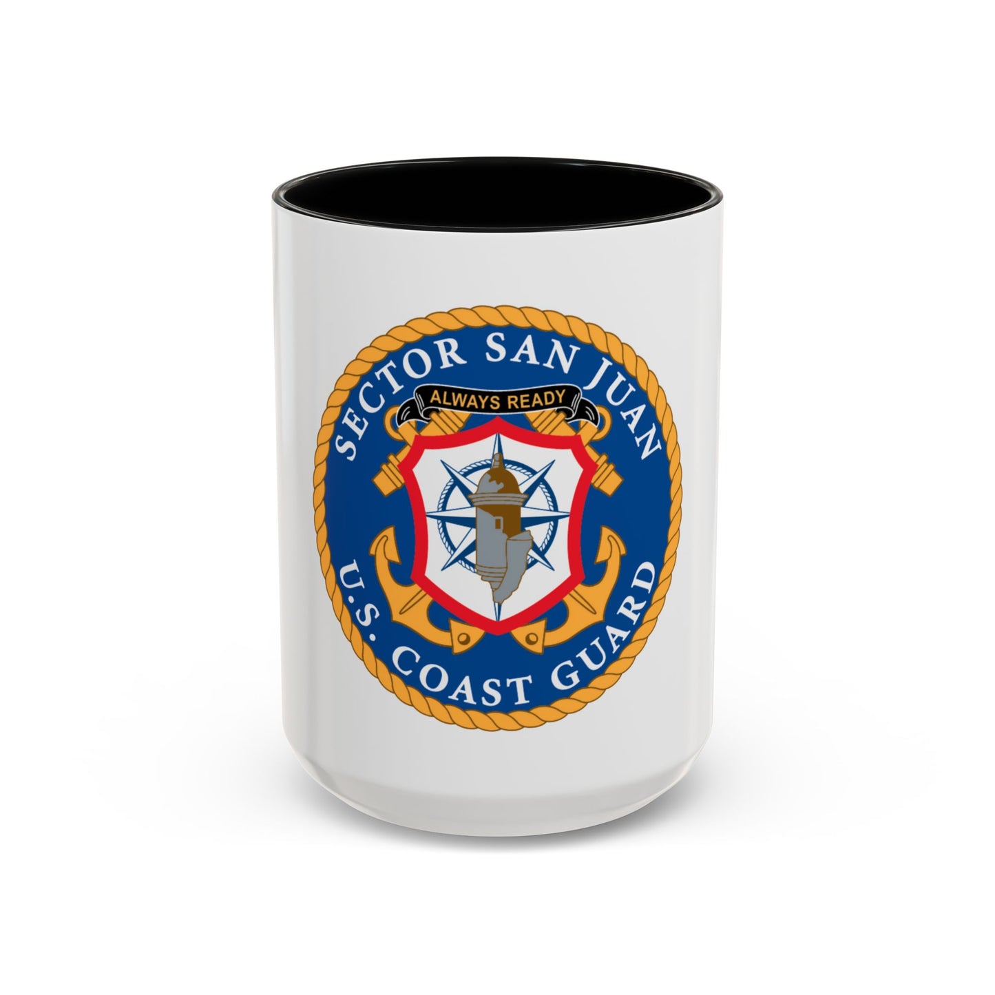 USCG Sector San Juan (U.S. Coast Guard) Accent Coffee Mug