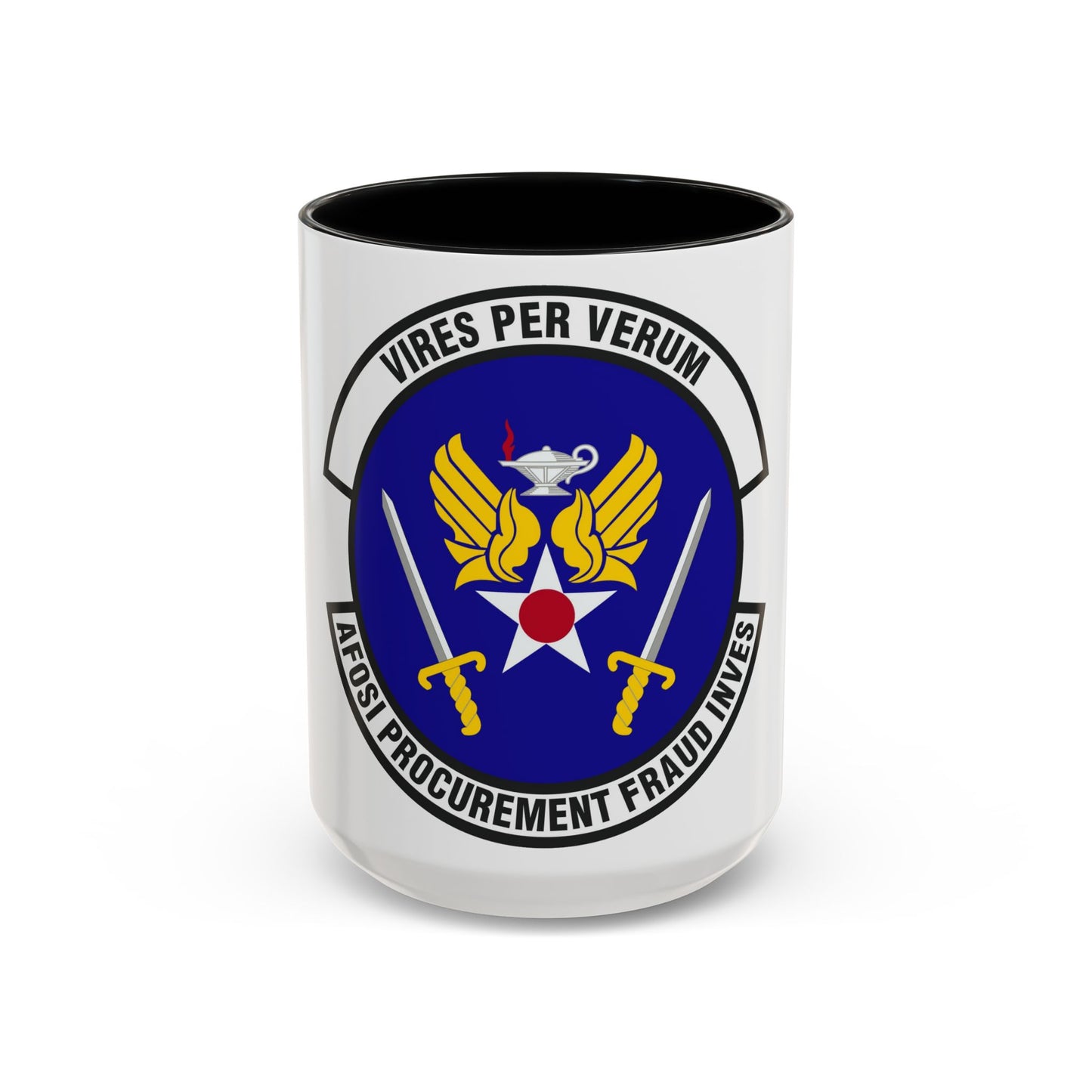 AFOSI Office of Procurement Fraud Investigations (U.S. Air Force) Accent Coffee Mug