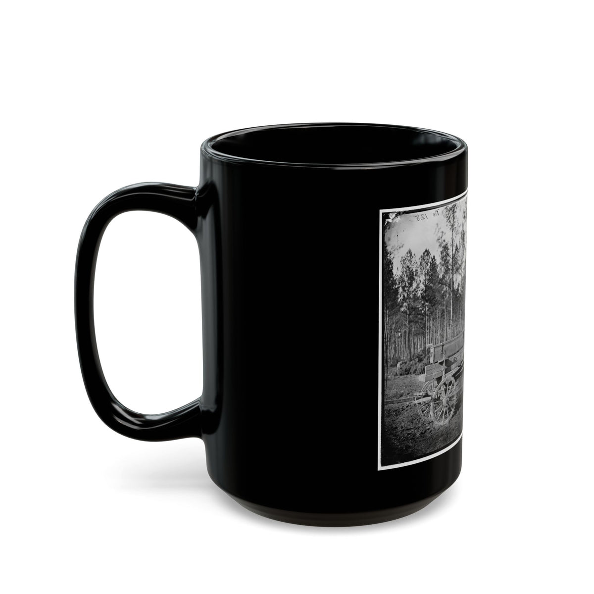 Rappahannock Station, Va. Pontoon Wagon, 50th New York Engineers (U.S. Civil War) Black Coffee Mug