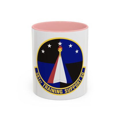 381st Training Support Squadron (U.S. Air Force) Accent Coffee Mug