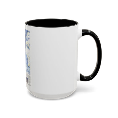 Atlantic Ocean (1990) (Map) Accent Coffee Mug