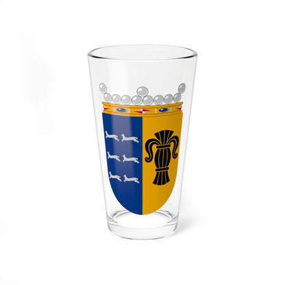 Coat of arms of Vaasa Province (Finland) (Coat of Arms) Pint Glass 16oz