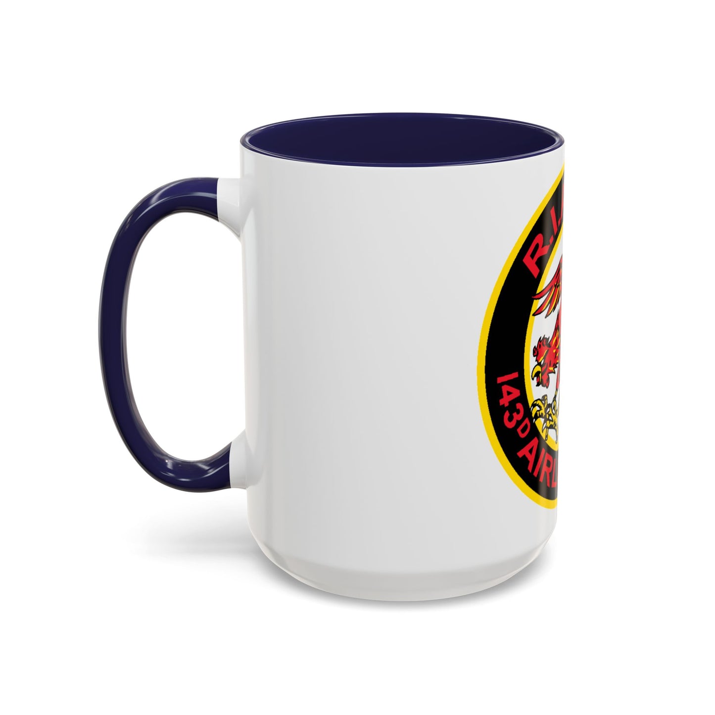 R.I.A.N.G. 143rd Airlift Sq (U.S. Air Force) Accent Coffee Mug