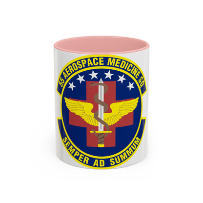 55th Aerospace Medicine Squadron (U.S. Air Force) Accent Coffee Mug