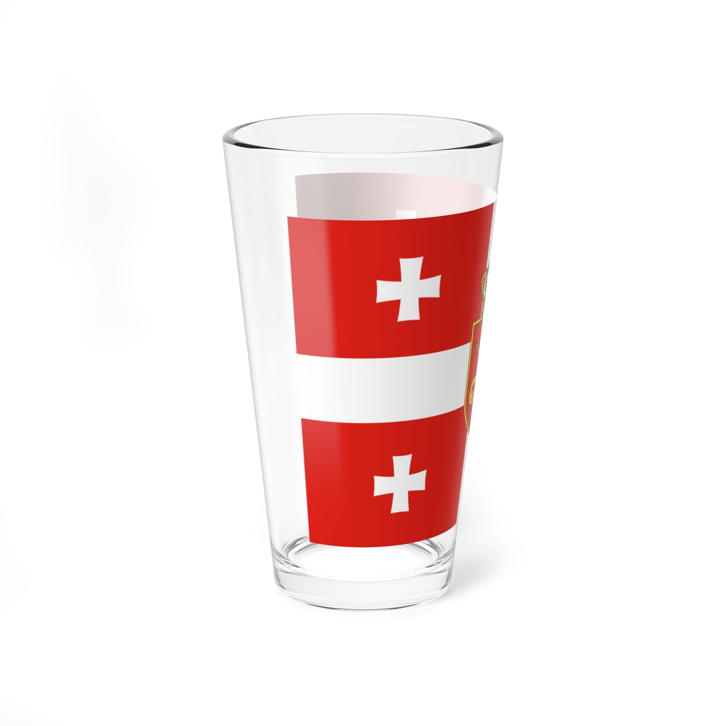 Flag of the Georgian Armed Forces (Georgia) Pint Glass 16oz