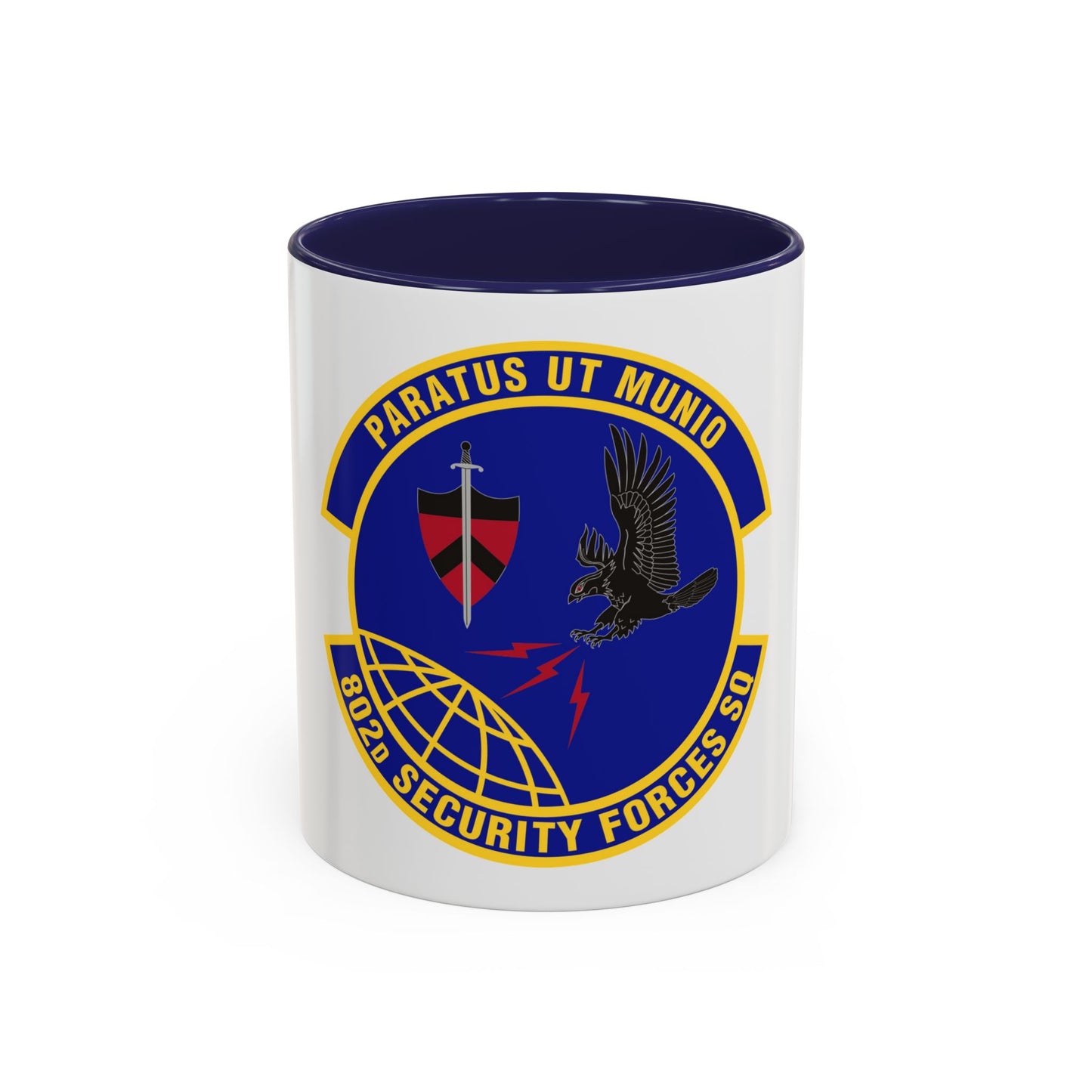 802d Security Forces Squadron (U.S. Air Force) Accent Coffee Mug