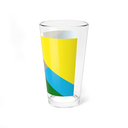 Bandera del Municipio Aricagua (Venezuela) Pint Glass 16oz