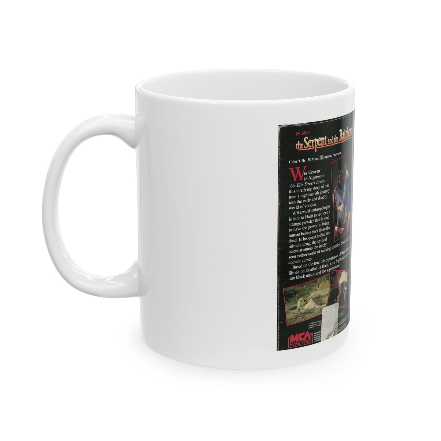 THE SERPENT AND THE RAINBOW (VHS COVER) - White Coffee Mug