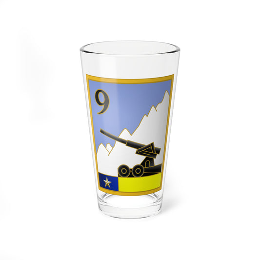 Distintivo del 9º gruppo artiglieria pesante - Rovigo (Italy) (Coat of Arms) Pint Glass 16oz