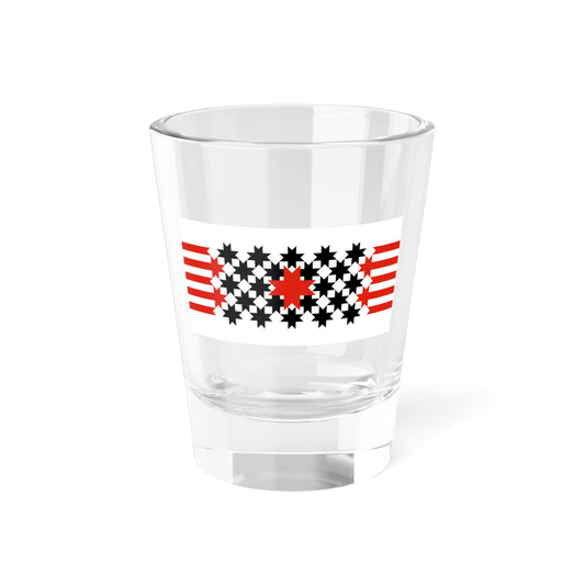 Udmurt national movement flag 4 (Russia) Shot Glass 1.5oz