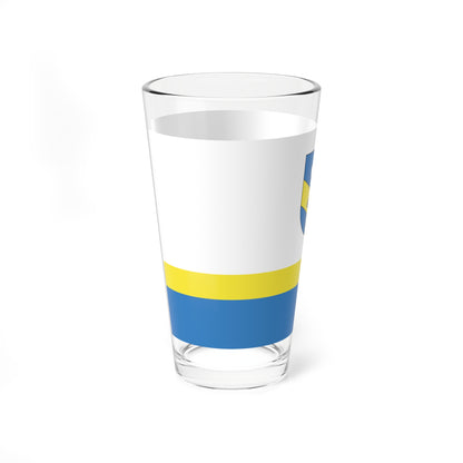 Baran city flag (Belarus) Pint Glass 16oz