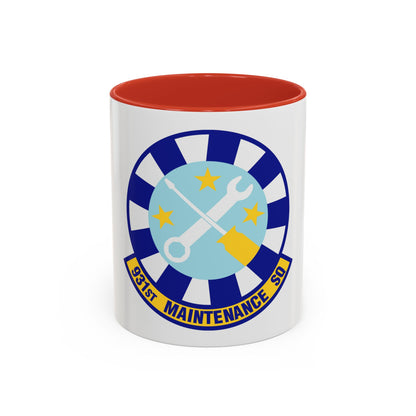 931st Maintenance Squadron (U.S. Air Force) Accent Coffee Mug