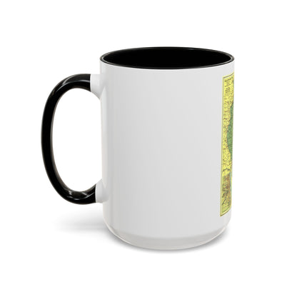 USA - Illinois (1931) (Map) Accent Coffee Mug