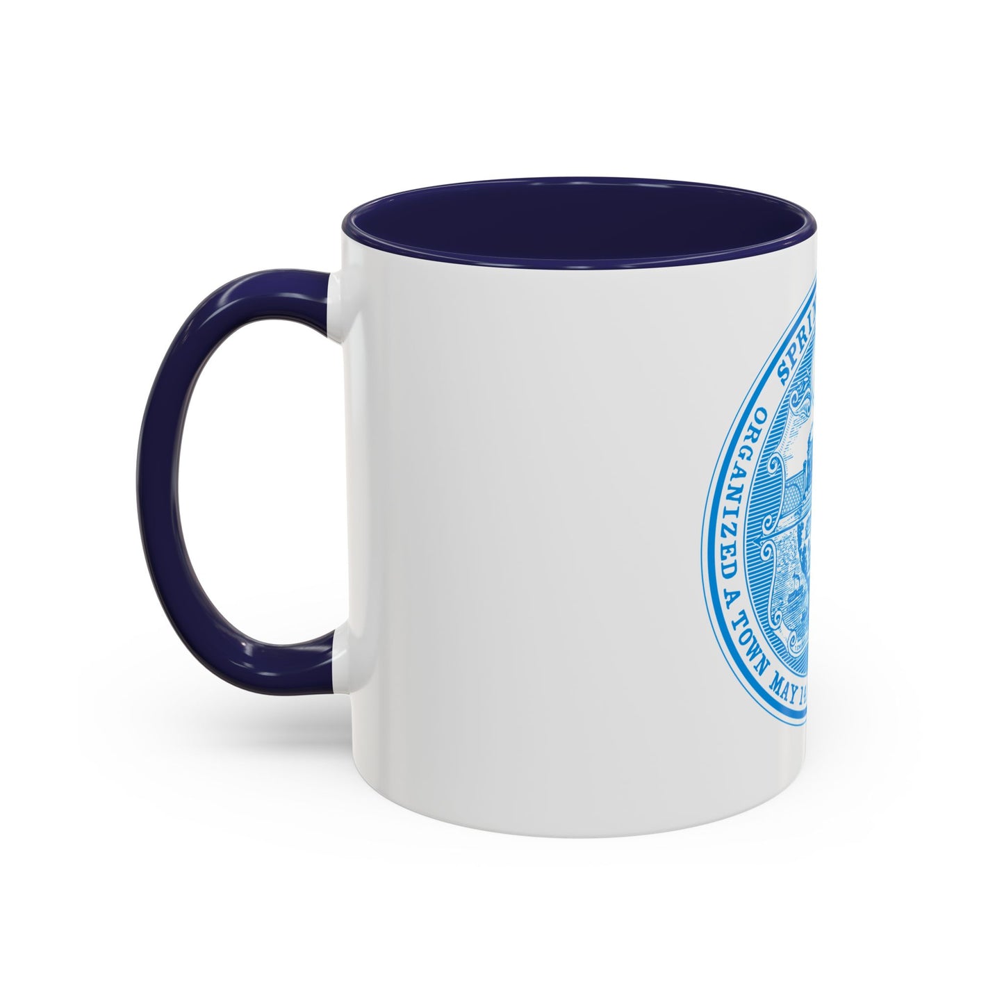 Seal of Springfield Massachusetts - Accent Coffee Mug