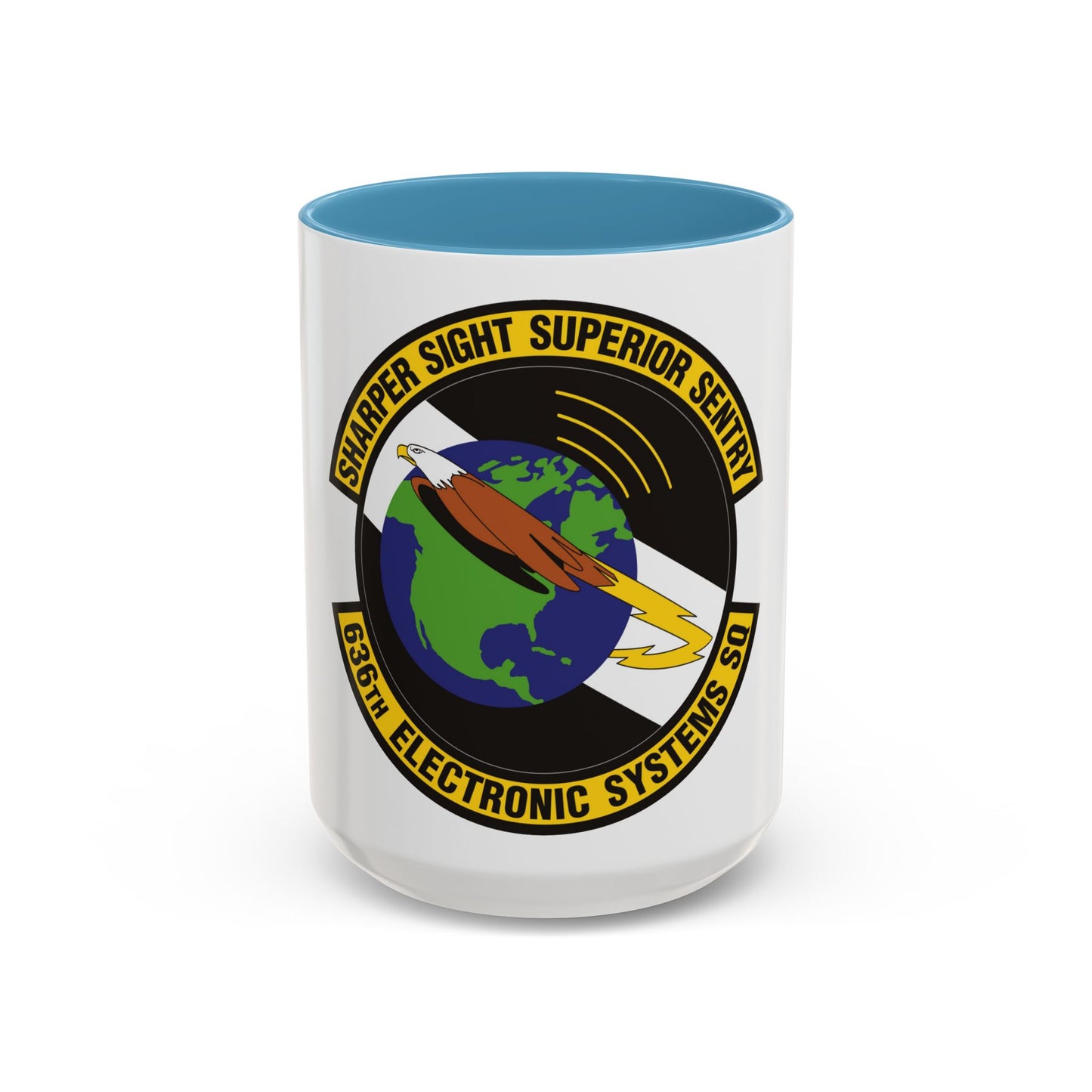 636th Electronic Systems Squadron (U.S. Air Force) Accent Coffee Mug