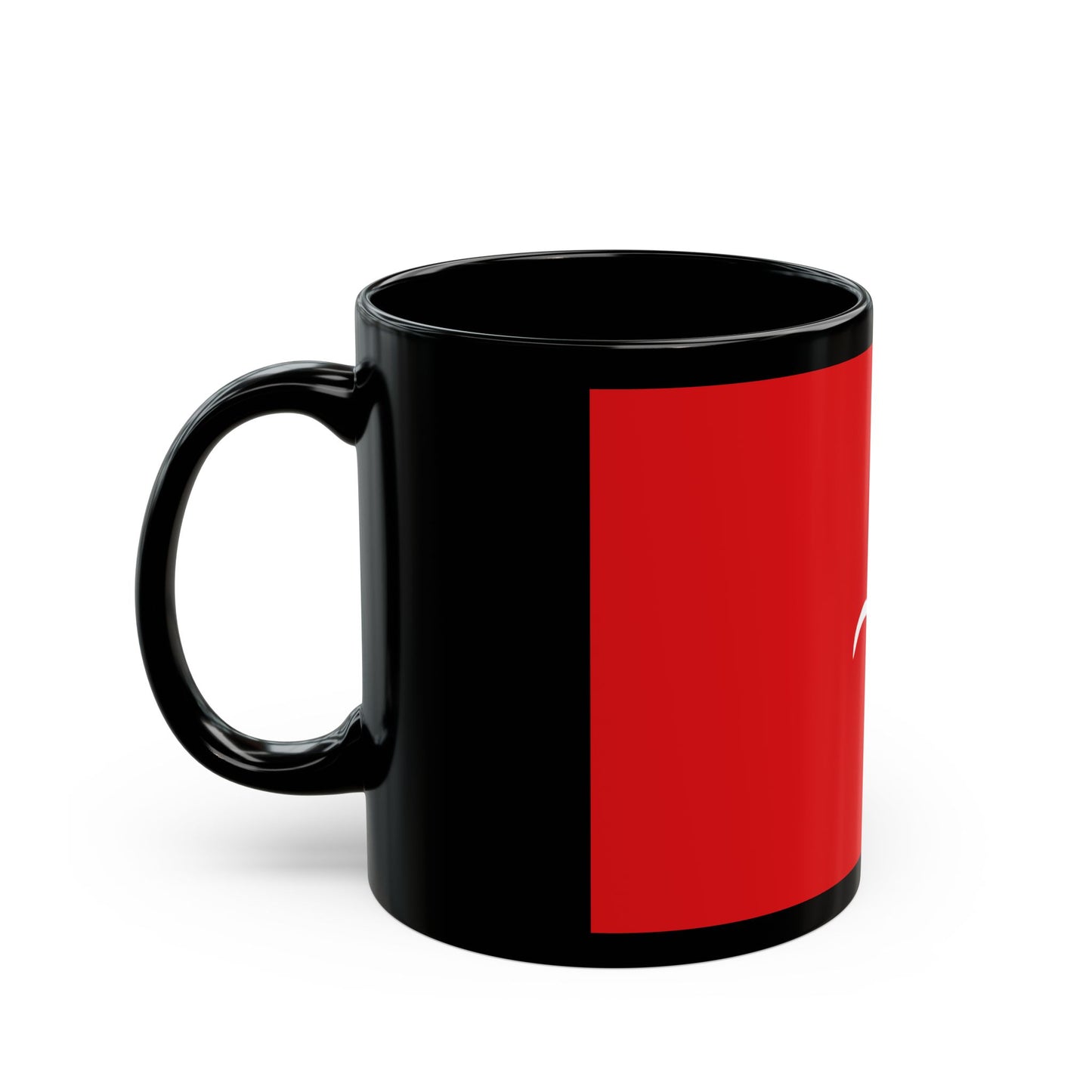 Flag of Free Territory of Trieste Italy - Black Coffee Mug-Go Mug Yourself