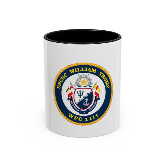 USCGC William Trump WPC 1111 (U.S. Coast Guard) Accent Coffee Mug