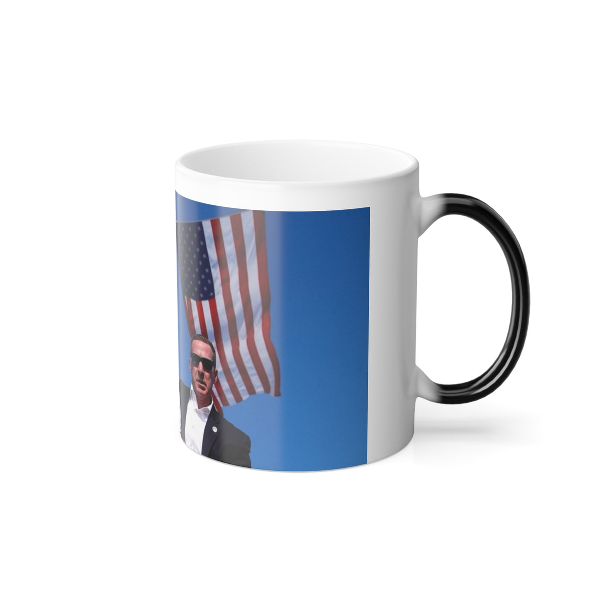 Donald Trump Shot Assasanation Attempt Bloody Ear USA - Color Changing Mug 11oz