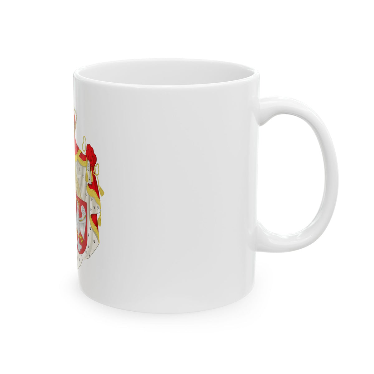Coat of arms of Jadwiga of Poland - White Coffee Mug