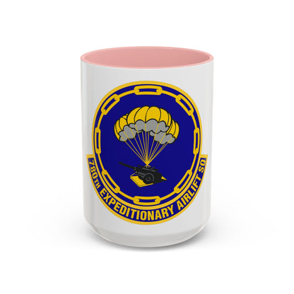 780th Expeditionary Airlift Squadron (U.S. Air Force) Accent Coffee Mug