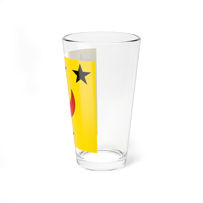 Drapeau de la famille Bourdillon (Switzerland) Pint Glass 16oz