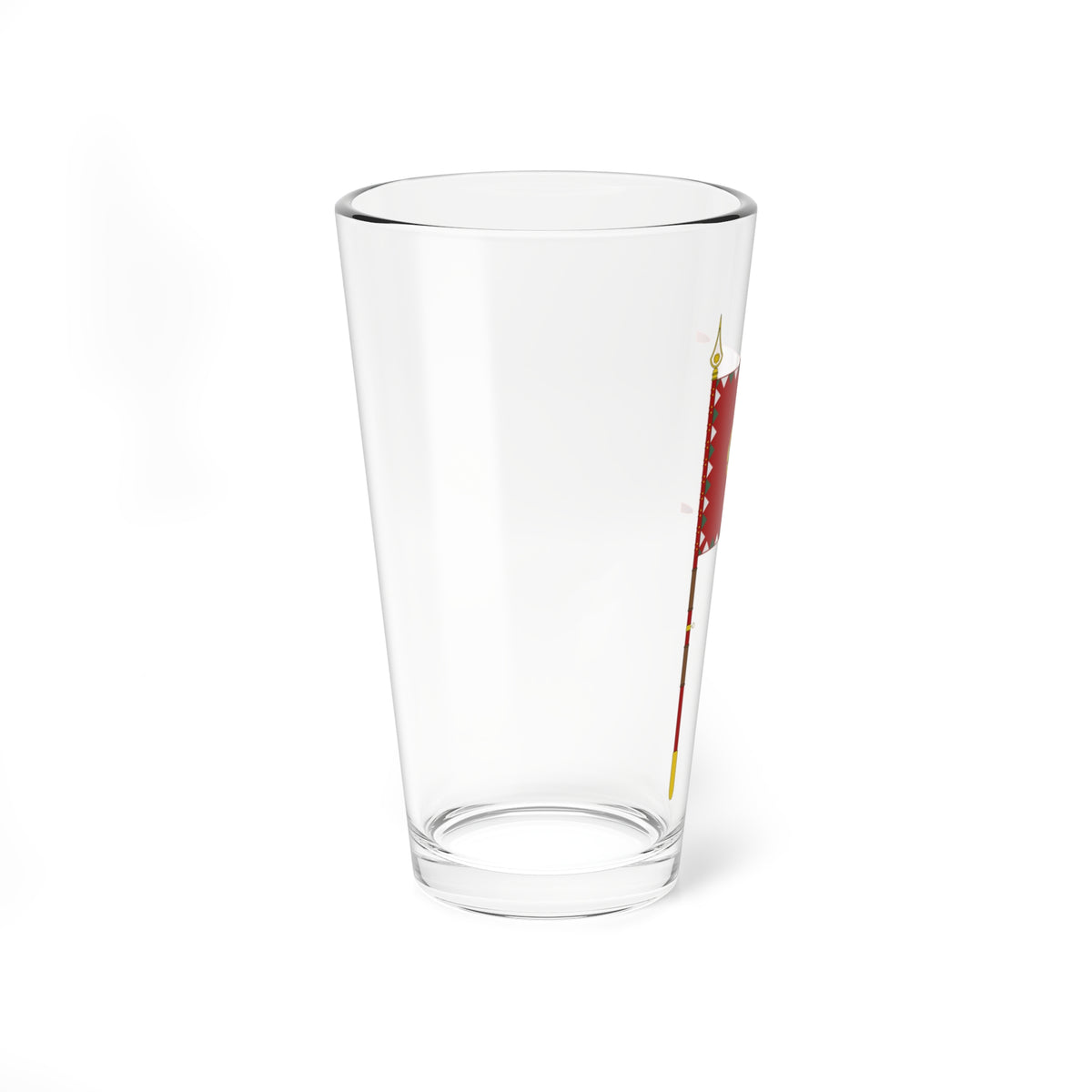 Cavalry Standard of the Hungarian Peoples Army 1957-1976 with staff (Hungary) Pint Glass 16oz