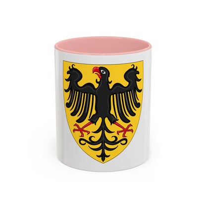 Shield and Coat of Arms of the Holy Roman Emperor (c.1300-c.1400) - Accent Coffee Mug