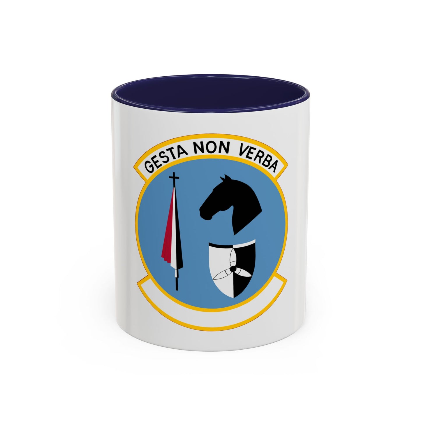 537 Airlift Squadron PACAF (U.S. Air Force) Accent Coffee Mug