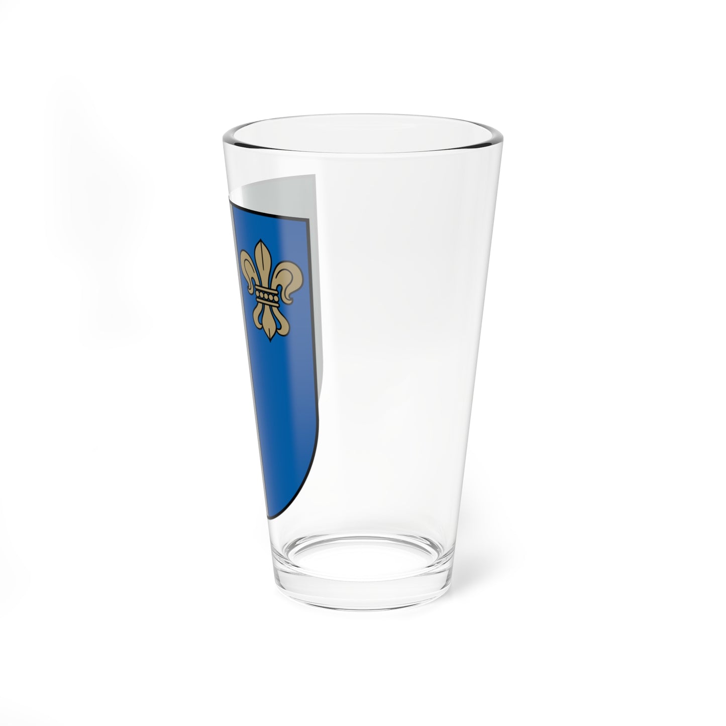 Daugavpils rajona ģerbonis (Latvia) (Coat of Arms) Pint Glass 16oz