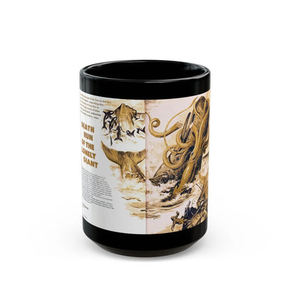 Death Run of the Lonely Giant, Adam magazine, July 1976 - Black Coffee Mug-15oz-Go Mug Yourself