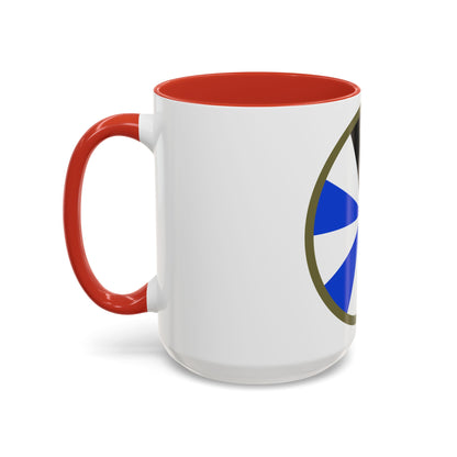 US 11th Infantry Division (U.S. Army) Accent Coffee Mug