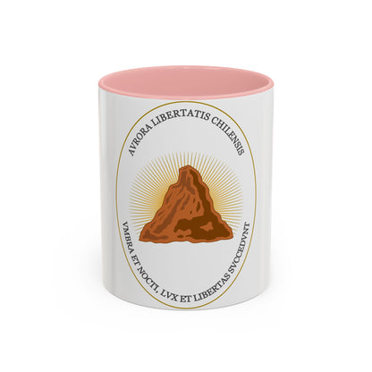 Reverse of the Coat of Arms of Chile (1812-1814) - Accent Coffee Mug
