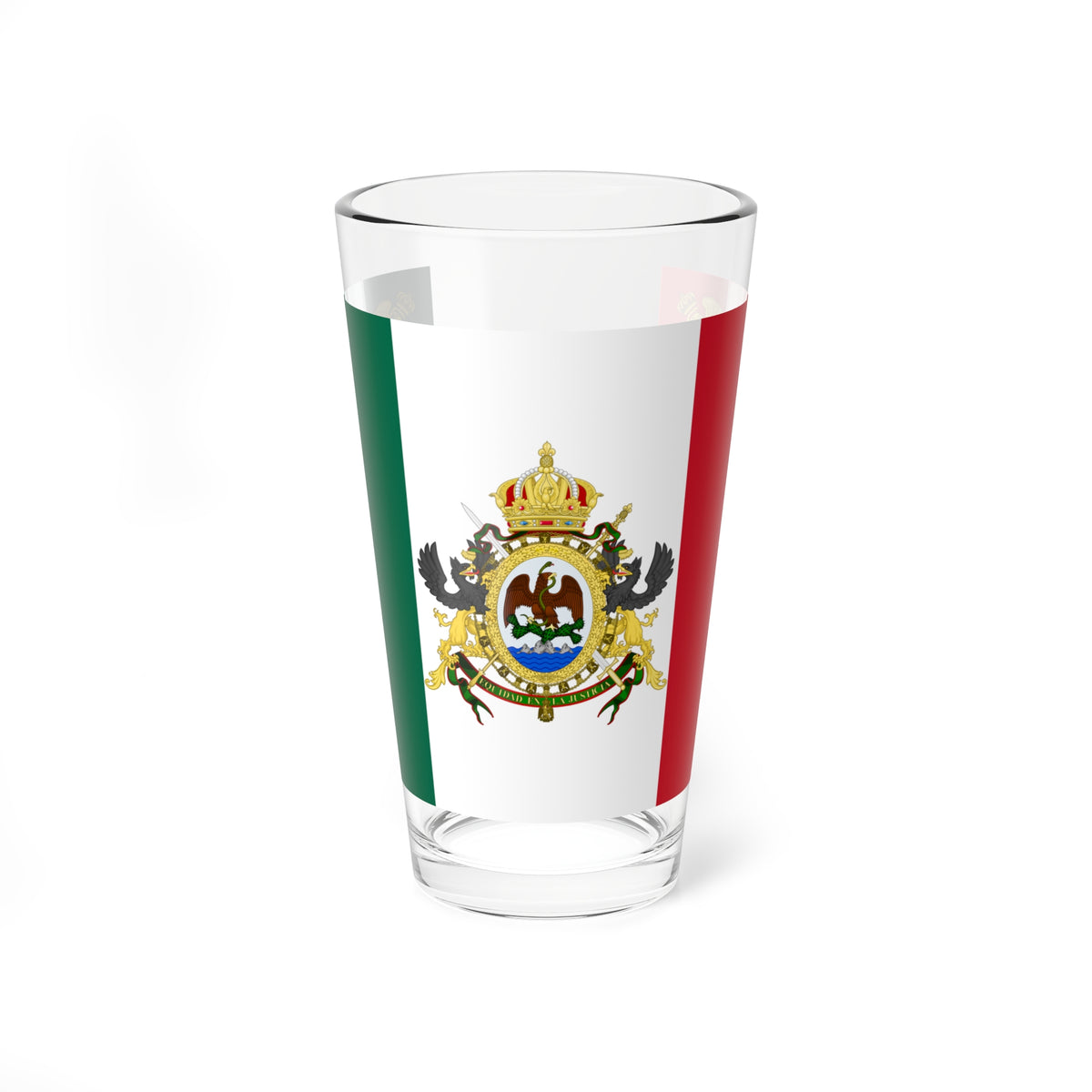 Imperial Standard of Mexico 1864-1867 (Mexico) Pint Glass 16oz