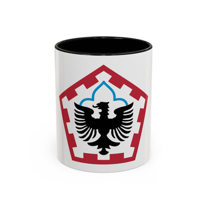 555th Engineer Brigade (U.S. Army) Accent Coffee Mug