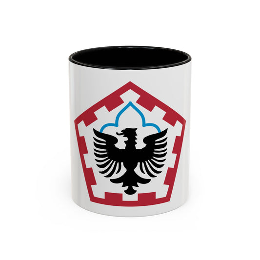 555th Engineer Brigade (U.S. Army) Accent Coffee Mug