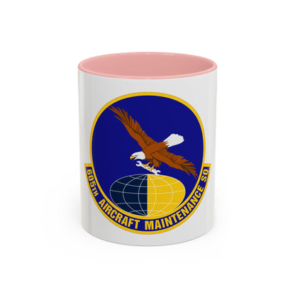 605 Aircraft Maintenance Squadron AMC (U.S. Air Force) Accent Coffee Mug