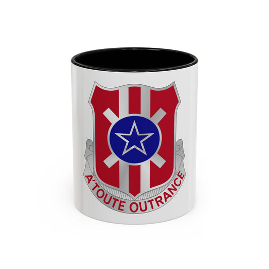 854 Engineer Battalion (U.S. Army) Accent Coffee Mug