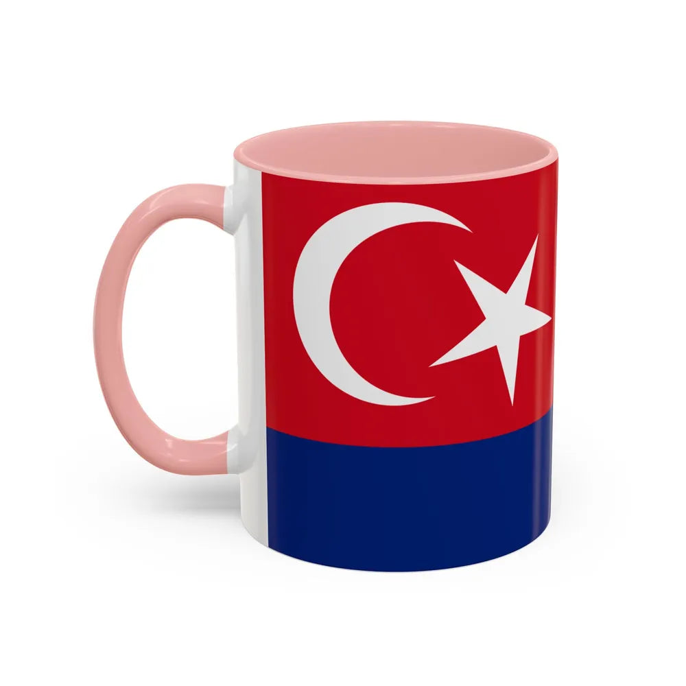 Flag of Johor Malaysia - Accent Coffee Mug-Go Mug Yourself