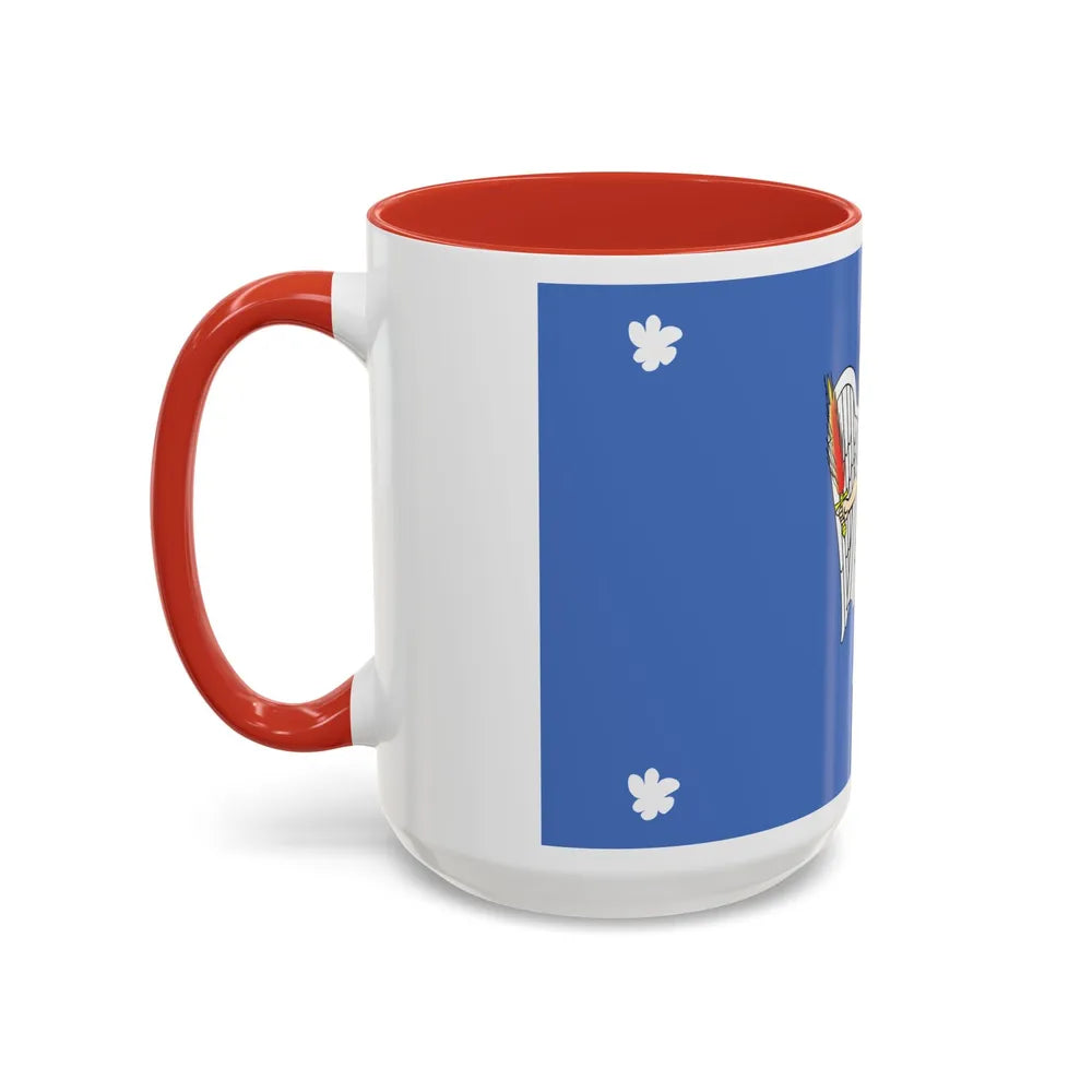 Flag of Iklin Malta - Accent Coffee Mug-Go Mug Yourself