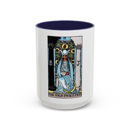 The High Priestess (Tarot Card) Accent Coffee Mug