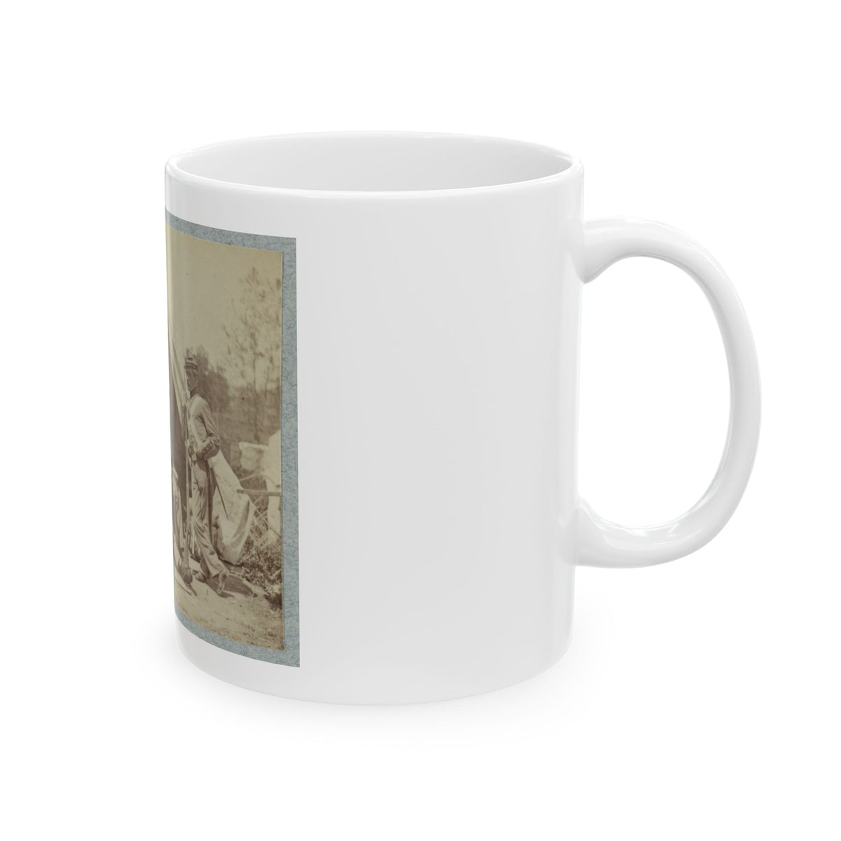 7th New York State Militia, Camp Cameron, D.C., 1861 002(2) (U.S. Civil War) White Coffee Mug
