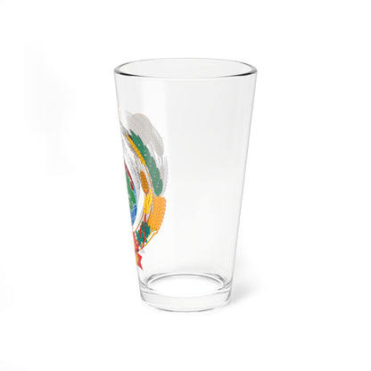 Emblem of the Tuvan Peoples Republic 1941-1943 (Soviet Union) (Coat of Arms) Pint Glass 16oz