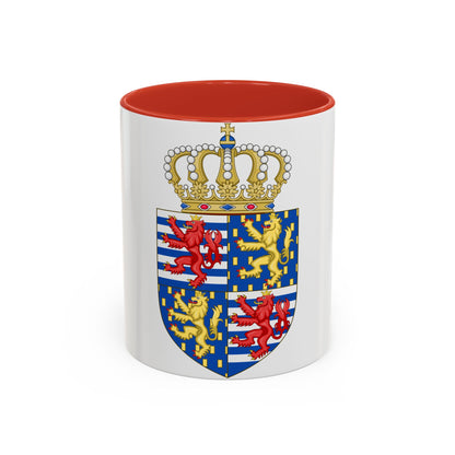 Lesser coat of arms of the Grand Duke of Luxembourg (2000) - Accent Coffee Mug