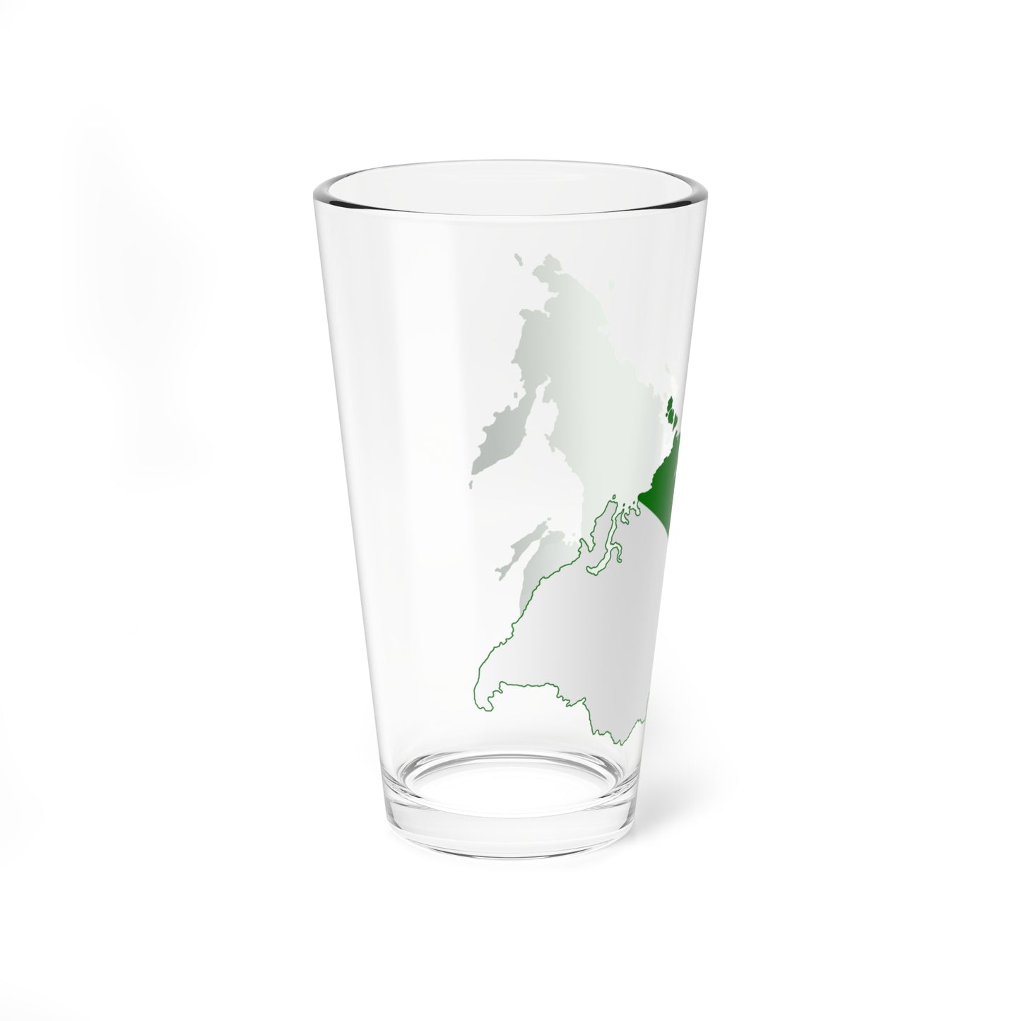 Flag map of Siberia (Russia) Pint Glass 16oz