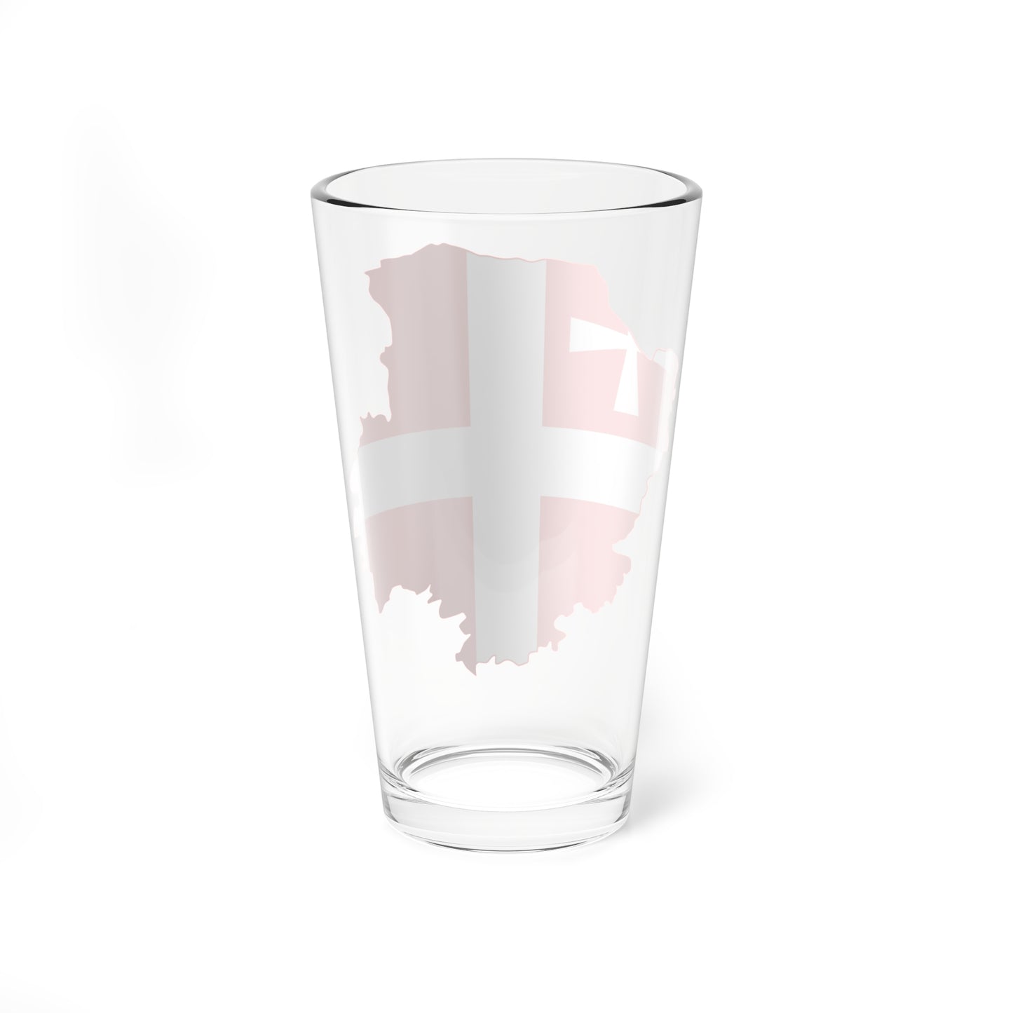 Flag-map of Volyn Oblast (Ukraine) Pint Glass 16oz